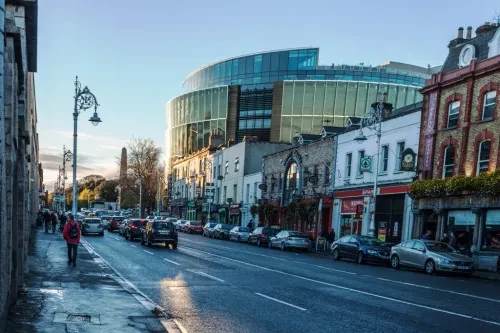 Buildings on the Parkgate Street, Dublin Buildings on the Parkgate Street, Dublin